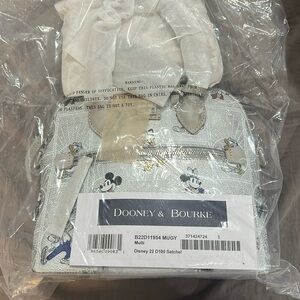 Dooney & Bourke Mickey & Friends Disney 100 Platinum Celebration Satchel - NWT